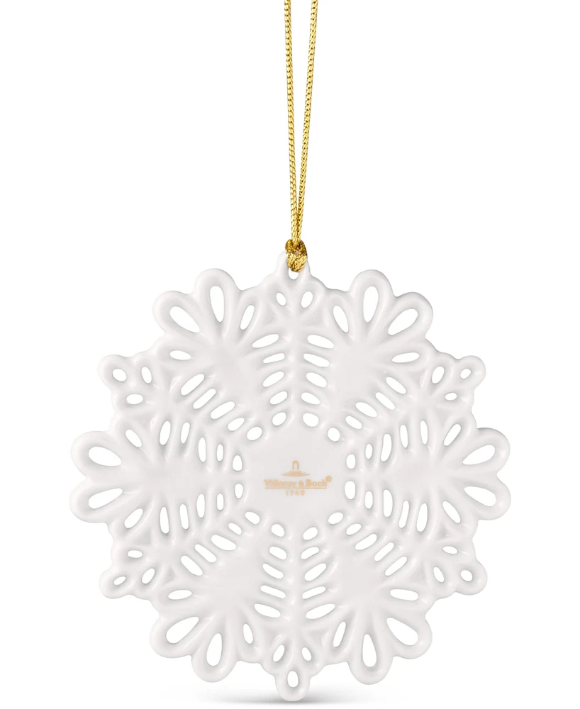 Villeroy & Boch Christmas Classics Snowflake Ornament