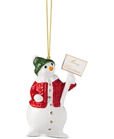 Villeroy & Boch Christmas Classics Snowman Ornament