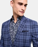 Bar Iii Men's Slim-Fit Plaid Sport Coat, Created for Macy's