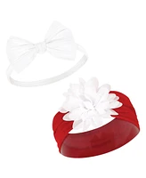 Hudson Baby Girls Cotton and Synthetic