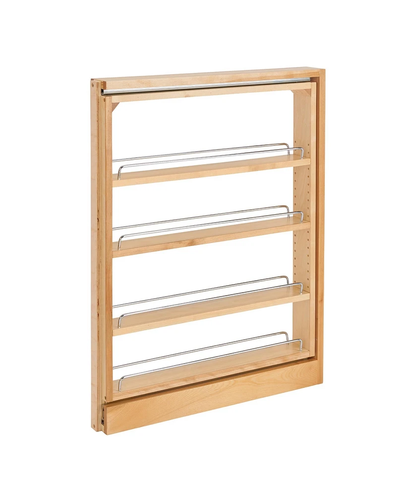 Rev-a-Shelf 3" Pull Out Kitchen Cabinet Filler Organizer Spice Rack, 432-bf-3C