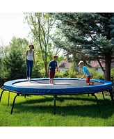 Yescom 12FT Trampoline Spring Cover and Replacement Mat w/ 72V-Ring Trampoline Accessories, Uv-Resistant