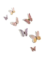 Lambs & Ivy Butterfly Dreams 3-Dimensional Wings Colorful Wall Decals/Stickers