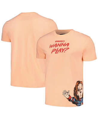 Reason Men's and Women's Orange Chucky Wanna Play T-Shirt