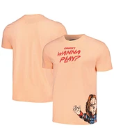 Reason Men's and Women's Orange Chucky Wanna Play T-Shirt
