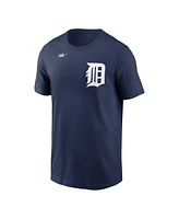 Nike Men's Navy Detroit Tigers Cooperstown Wordmark T-Shirt