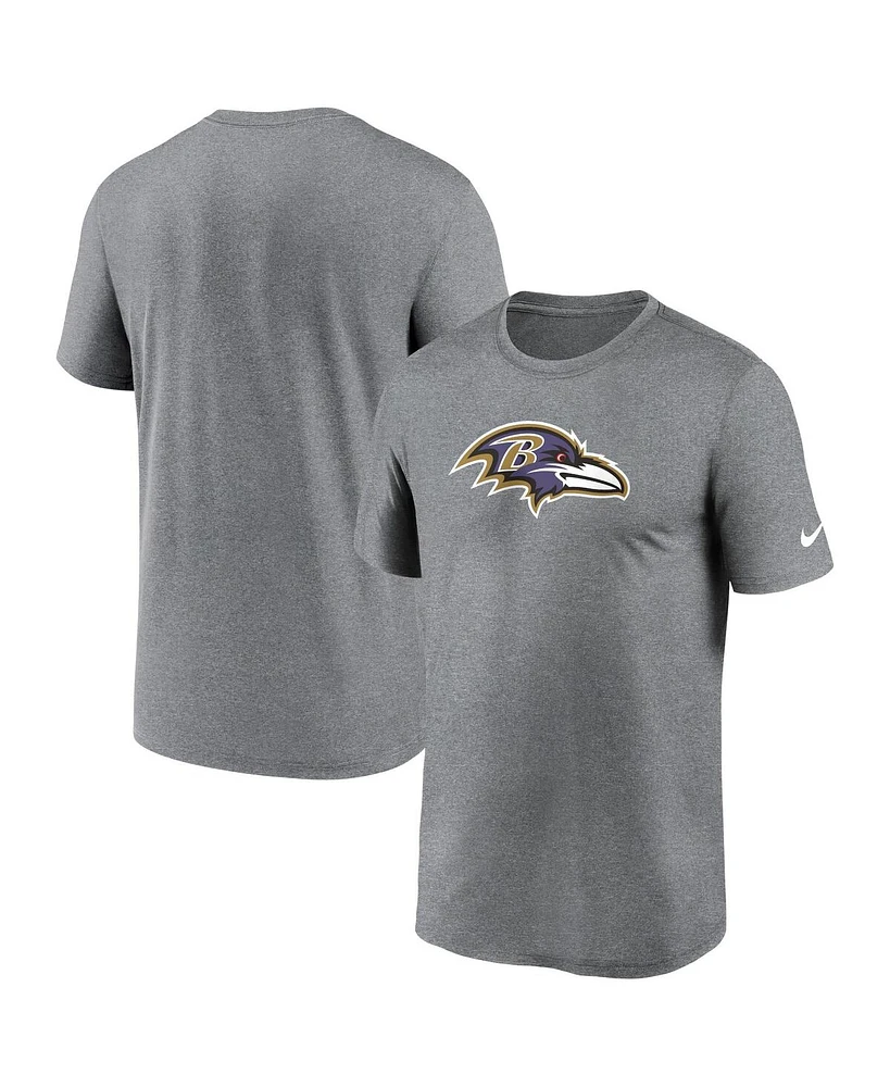 Nike Men's Heather Charcoal Baltimore Ravens