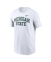 Nike Men's White Michigan State Spartans Blitz 2-Hit T-Shirt