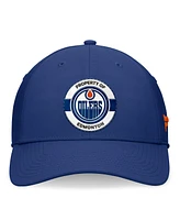 Fanatics Men's Blue Edmonton Oilers Authentic Pro Training Camp Flex Hat