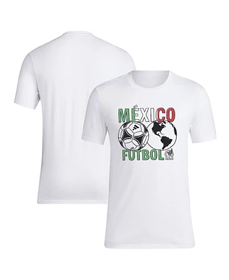 Adidas Men's White Mexico National Team Around the World T-Shirt