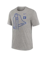 Nike Men's Heather Gray Duke Blue Devils Local Campus Time Honored Tradition Tri-Blend T-Shirt