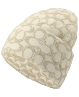 Coach Women's Signature C Metallic Beanie
