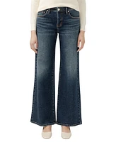 Jag Women's Willow Mid Rise Wide Leg Jeans