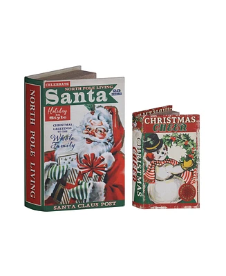 Mr. Christmas Decorative Books Nested Set of 2