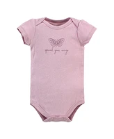 Hudson Baby Girls Cotton Bodysuits