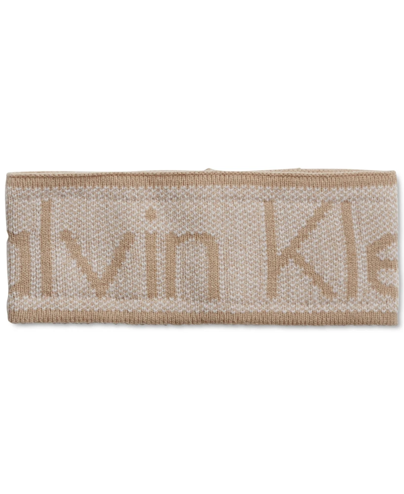 Calvin Klein Birdseye Logo Knit Headband