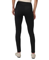 Hue Women's Mid-Rise Tech Pocket Leggings