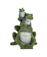 Slickblue Triple Frog Stack – Whimsical Garden and Home Decor