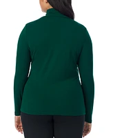 Cuddl Duds Plus Softwear Long-Sleeve Turtleneck Top