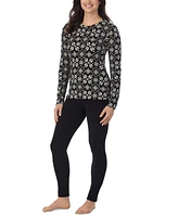 Cuddl Duds Fleecewear Stretch Crewneck Top