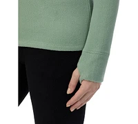 Cuddl Duds Fleecewear Half-Zip Hooded Top