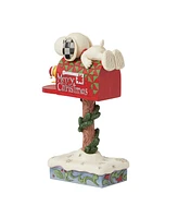 Jim Shore Peanuts Snoopy and Woodstock at Mailbox Figurine