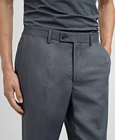 Mango Men's Pleats Detail Suit Pants