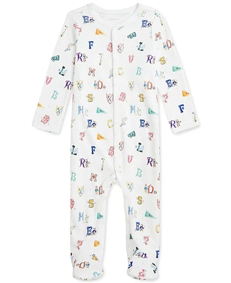 Polo Ralph Lauren x Riley Sheehey Baby Cotton Printed Coveralls