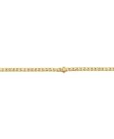 Effy Diamond Bead Chain 18" Tennis Necklace (2-7/8 ct. t.w.) in 14k Two-Tone Gold