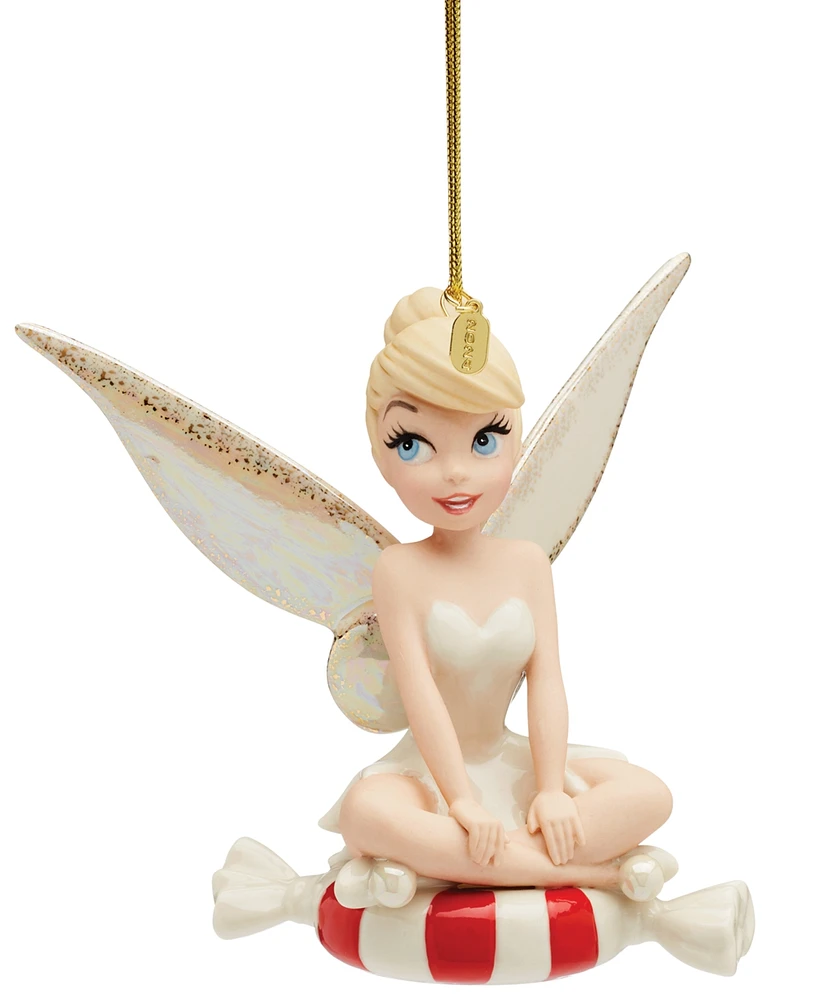 Lenox 2024 Tinker Bell on Peppermint Ornament