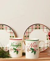 Lenox Naughty & Nice Mugs, Set of 2