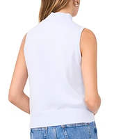 1.state Women's Mock Neck Sleeveless Sweater