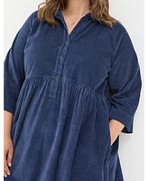 FatFace Plus Sara Bubble Cord Dress