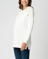 Seraphine Women's Cotton Maternity to Nursing Sweater