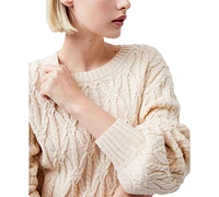 French Connection Women's Layon Jini Braided Sweater