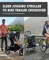 Baby Jogger City Prix Jogger Bike Trailer With Trailer Kit