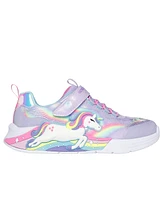 Skechers Little Girls S-Lights: Unicorn Dreams Stay-Put Closure Light-Up Casual Sneakers from Finish Line