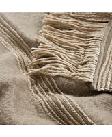 Ihi Home Soft Mohair Throw Blanket I 50"x 70"I Chocolate Pecan