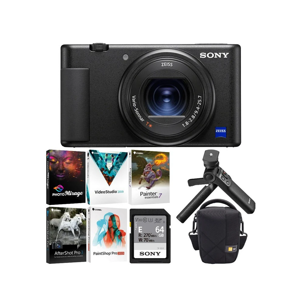 Sony Zv-1 Digital Camera With Vlogger Accessory Kit