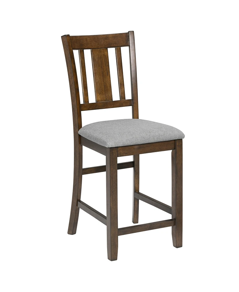 Simplie Fun Elegant & Durable Solid Wood Upholstered Dining Chair Set of 4