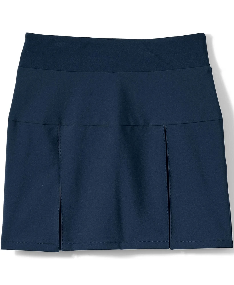 Lands' End Girls Performance Pleated Skort Above the Knee