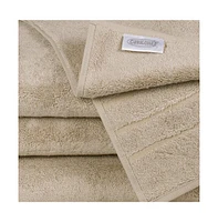 Cariloha Washcloth | Stone | 12"x12" | Turkish Cotton & Viscose Material Blend | Extra Smooth, Odor Resistant and Highly Absorbent