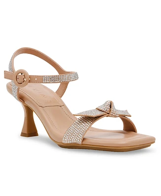 Anne Klein Women's Jia Knot Detail Dress Sandals