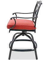 Wythburn Bar Height Outdoor Stool, Created for Macy's