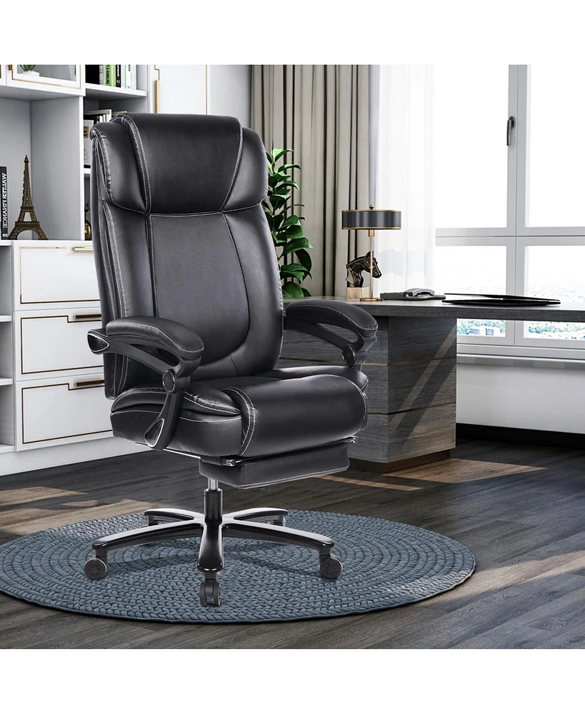 Simplie Fun 400lb Big & Tall Ergonomic Office Chair with Footrest