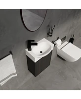 Streamdale Furniture 16" Compact Bathroom Vanity: Space-Saving Solution for Small Spaces