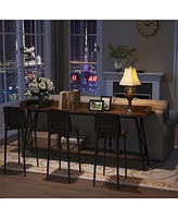 Rustic Long Skinny Sofa Table for Living Room/Entryway (71")