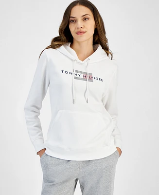 Tommy Hilfiger Women's Logo Graphic Pullover Hoodie