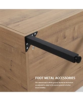 Dual-Purpose Bathroom Vanity with Silent-Closing Doors