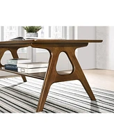 Arona Mid-Century Modern Wood 3 Piece Coffee Table Set